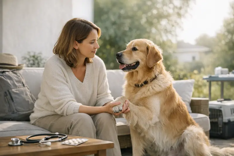 Hundeversicherung und Vorsorge Grafik zur Hundeversicherung, die verschiedene Optionen der Vorsorge aufzeigt.