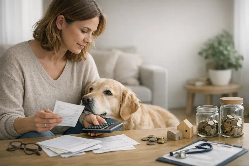 Selbstbeteiligung in der Hundeversicherung Infografik zur Selbstbeteiligung bei der Hundeversicherung und deren Auswirkungen auf Beiträge und Erstattungen.