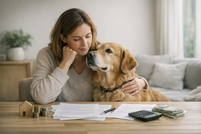 Darstellung der Kostenstruktur einer Hundekrankenversicherung mit Fokus auf Selbstbeteiligung und Erstattungssatz.