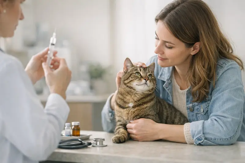 Impfungen und Vorsorge für Katzenversicherung Katzendoktor erklärt Impfungen und Vorsorge für die Katzenversicherung.