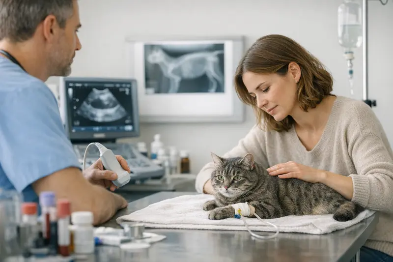 Katzengesundheit und Harnwegprobleme Katzentraining zur Vermeidung von Harnwegproblemen und damit verbundenen Tierarztkosten.
