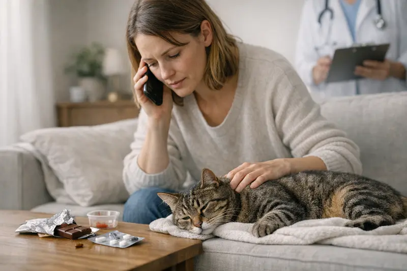 Katzenkrankheit: Soforthilfe bei Vergiftungsverdacht Tierarzt berät Katzenbesitzer bei Verdacht auf Vergiftung