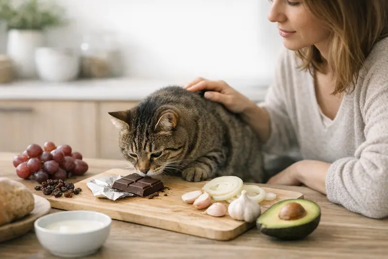 Gefährliche Lebensmittel für Katzen Katzengesundheit: Lebensmittel, die für Katzen gefährlich sind