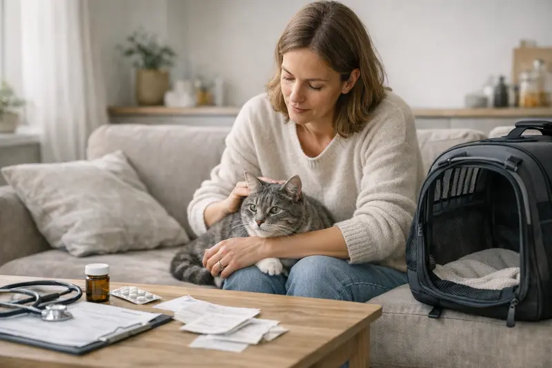 Tarifpunkte Katzenversicherung vergleichen Wichtige Tarifpunkte beim Vergleich von Katzenversicherungen auf einer FAQ-Seite.