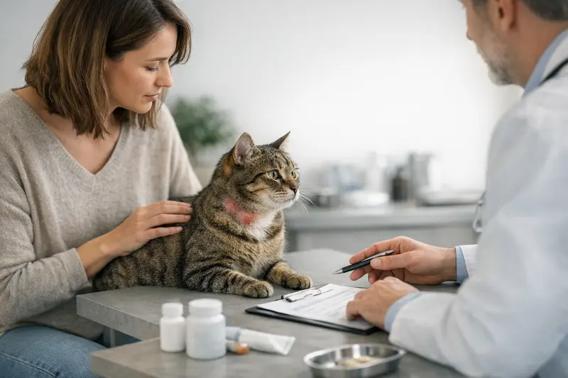 Eine Katze mit gesunder Haut und glänzendem Fell zeigt, wie wichtig eine Tierkrankenversicherung ist, besonders bei Hautproblemen.