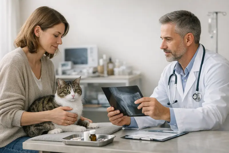 Zwei Katzen mit gesundem Verhalten, symbolisieren die Bedeutung einer Tierkrankenversicherung.
