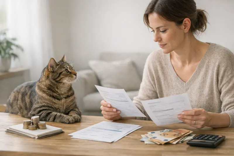 Katzenkrankenversicherung - Wichtige Aspekte Eine Katze wird vom Tierarzt untersucht, um die Bedeutung der Krankenversicherung zu verdeutlichen.
