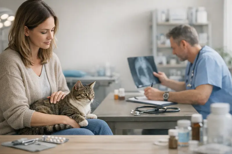 Grafik zeigt den Unterschied zwischen OP-Schutz und Katzenkrankenversicherung für Tierarztkosten.