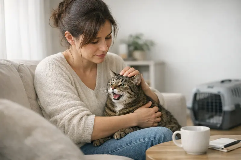 Häufiges Miauen von Katzen verstehen Eine Katze, die häufig miaut, was auf verschiedene Emotionen oder gesundheitliche Probleme hindeuten kann.
