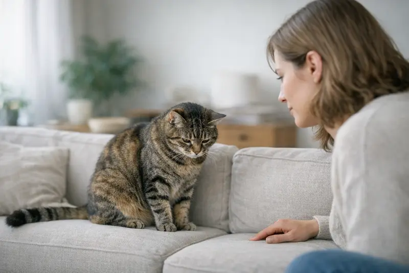 Katzen Körpersprache verstehen Eine Katze zeigt durch ihre Körpersprache, wie wichtig es ist, Körpersignale zu erkennen.