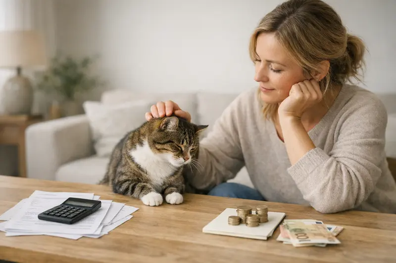 Katzenversicherung Entscheidungshilfe Diagramm zur Entscheidungshilfe bei Katzenversicherungen: hoher Erstattungssatz versus niedrige Selbstbeteiligung.
