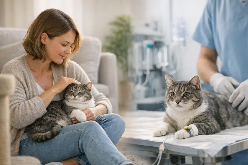 Erklärung zum Unterschied zwischen OP-Versicherung und Krankenversicherung für Katzen