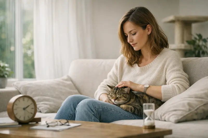 Katzenversicherung Wartezeiten Eine Katze beim Tierarzt, die auf eine Behandlung wartet, symbolisiert die Wichtigkeit von Wartezeiten in der Katzenversicherung.