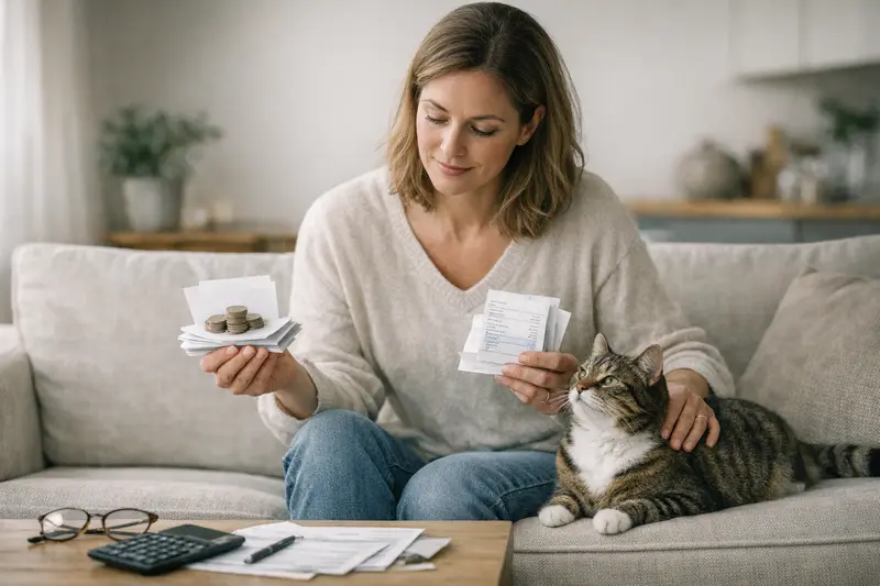 Katzenversicherung Tierarztkosten Eine Katze beim Tierarzt, die eine Behandlung erhält, was die Relevanz von Katzenversicherungen verdeutlicht.