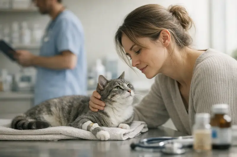Einfluss von Tarifpunkten auf den Eigenanteil bei Katzenversicherungen Grafische Darstellung der Tarifpunkte, die den Eigenanteil bei einer Katzenversicherung beeinflussen.