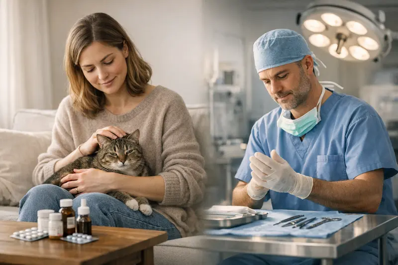 Unterschiede zwischen OP- und Katzenkrankenversicherung Katzendoktor berät Tierbesitzer über Unterschiede zwischen OP-Versicherung und Katzenkrankenversicherung