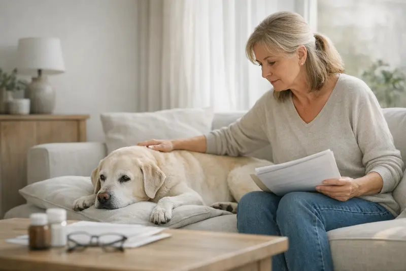 Tierarztbesuch Hund Erkrankungen Tierarztbesuch eines Hundes mit bereits bekannter Erkrankung.