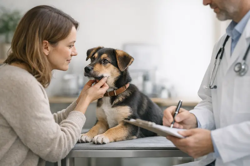 Hunde bei der Entwicklung ihrer Geschlechtsreife im Freien