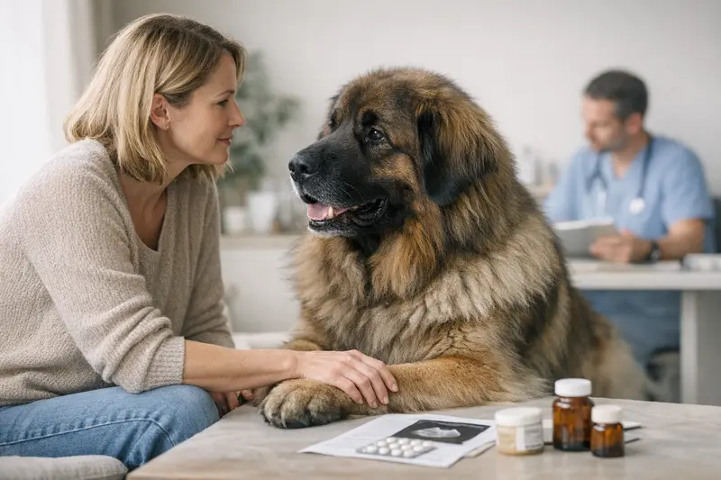 OP-Versicherung für Leonberger Leonberger mit tierärztlicher Versorgung nach einer Operation