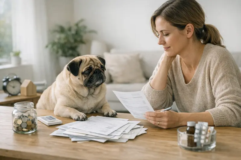 Hundeversicherung Selbstbeteiligung und Jahreslimit Ein Hundebesitzer bespricht die Selbstbeteiligung und das Jahreslimit seiner Hundeversicherung.