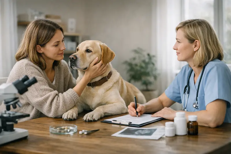 Tarifvergleich Hundegesundheit Hundebesitzer vergleicht Tarife zur Absicherung gegen Parasiten.