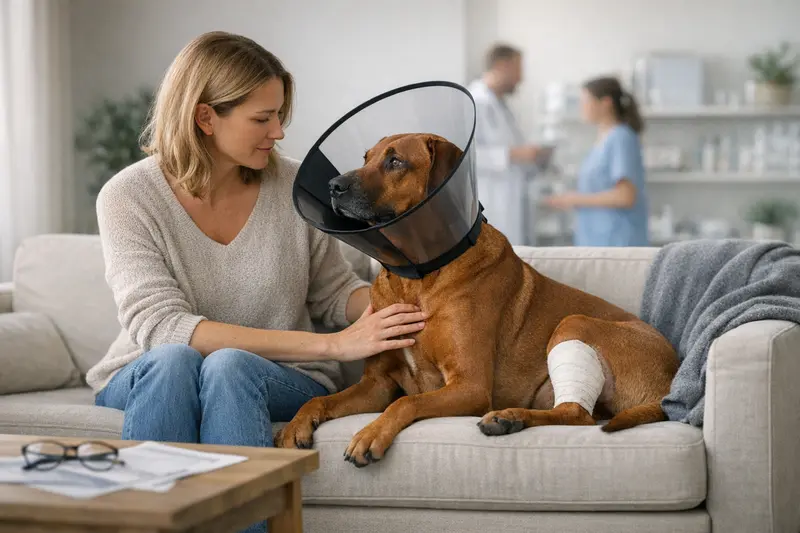 Rhodesian Ridgeback als Beispiel für Hunde, deren OP-Kosten durch eine OP-Versicherung abgedeckt werden können.
