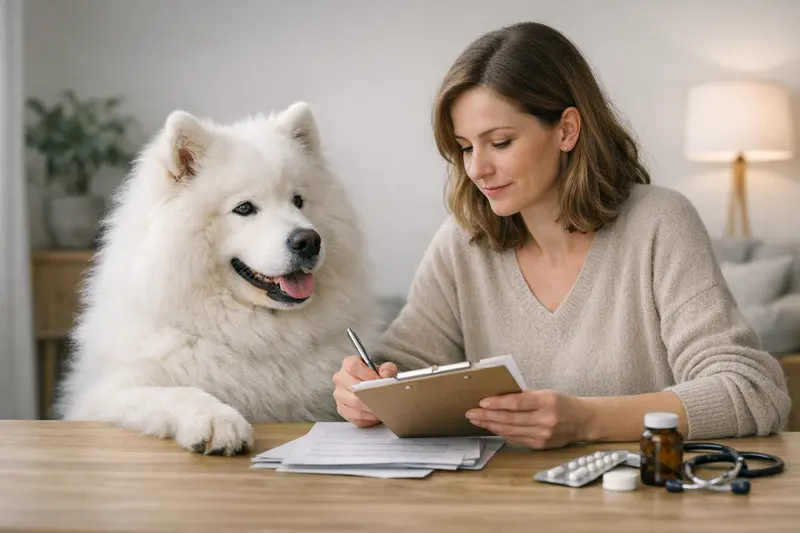 Gesunde Hunde und optimale Versicherung Ein glücklicher Hund zeigt seine Zähne und wirkt gesund, was für die richtige Hundeversicherung entscheidend ist.
