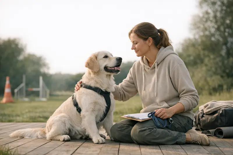 Optimaler Zeitpunkt zur Hundeverversicherung Ein glücklicher Hund in der Natur, symbolisiert die Wichtigkeit einer frühen Versicherungsentscheidung.