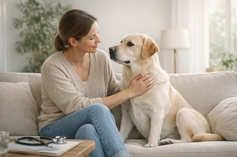 Gesunde Hunde und Katzen im Freien, die die Wichtigkeit von Versicherungen für Tierarztkosten verdeutlichen.