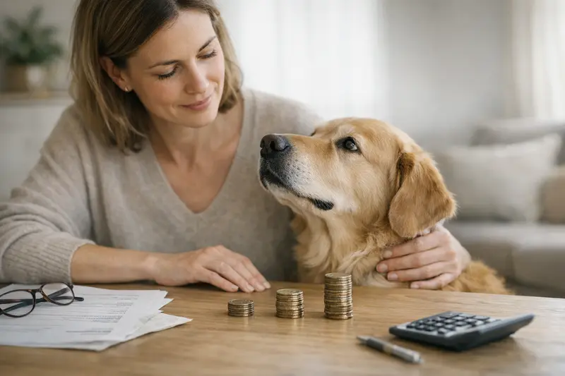 Hunde- und Katzenbesitzer besprechen die Selbstbeteiligung in der Tierkrankenversicherung.