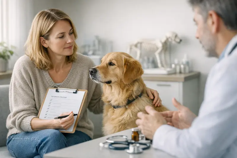 Symptom-Checkliste Tierarztkosten Eine Symptom-Checkliste zur Unterstützung von Tierhaltern bei der Versicherungsentscheidung für ihren Hund oder ihre Katze.
