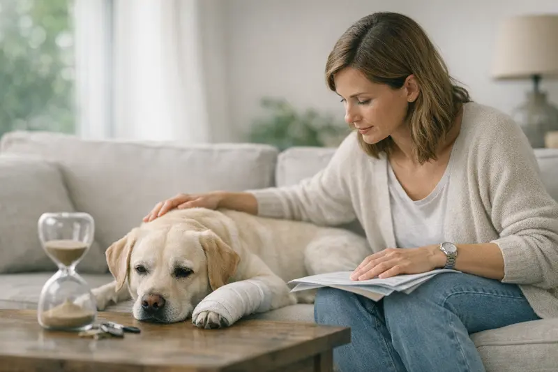 Wartezeiten bei der Hundekrankenversicherung Hundehalter fragt Tierarzt über Wartezeiten bei der Hundekrankenversicherung.
