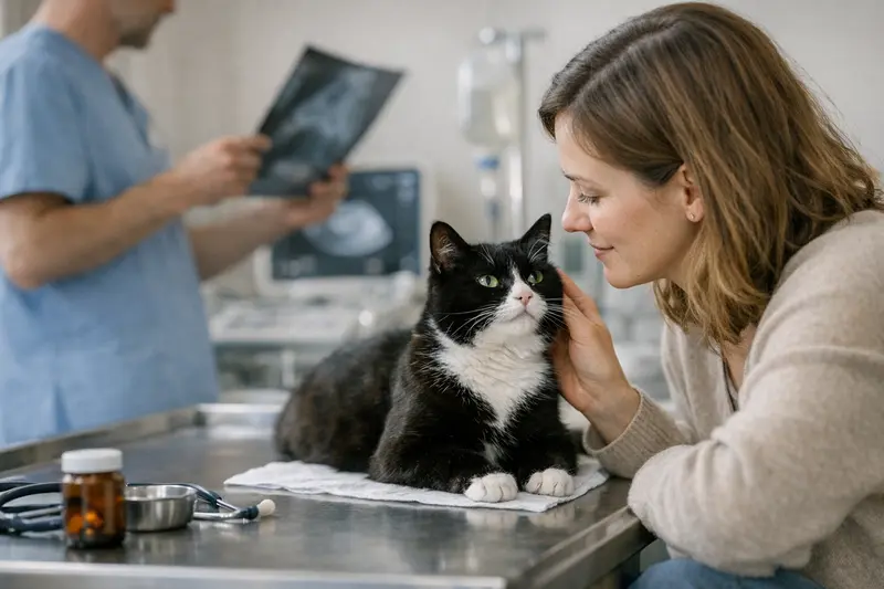 Tierarztkosten für Katzen, inklusive Diagnostik und OPs, können schnell steigen.