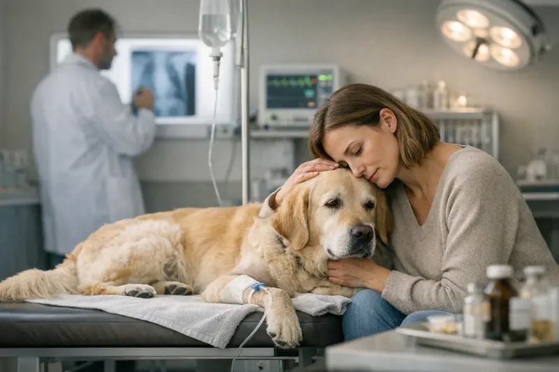Hohe Tierarztkosten bei akuten Erkrankungen Tierarztkosten bei akuten Hundekrankheiten können schnell steigen.