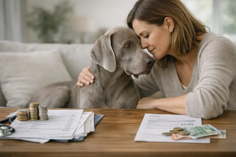 Selbstbeteiligung und Limits bei Hundekrankenversicherung Darstellung der Auswirkungen von Selbstbeteiligung und Leistungsgrenzen auf die Kosten einer Hundekrankenversicherung.
