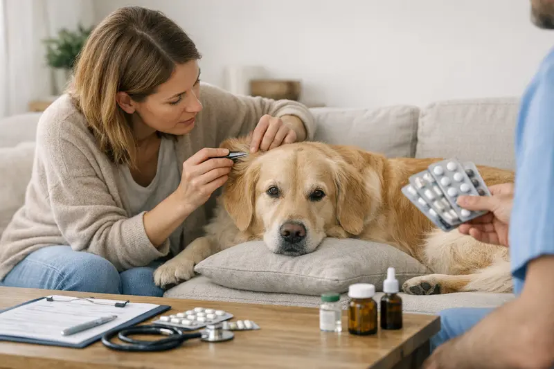 Tarifvergleich für Zeckenbehandlung bei Hunden Hundehalter vergleicht Tierarztkosten für Zeckenbehandlung