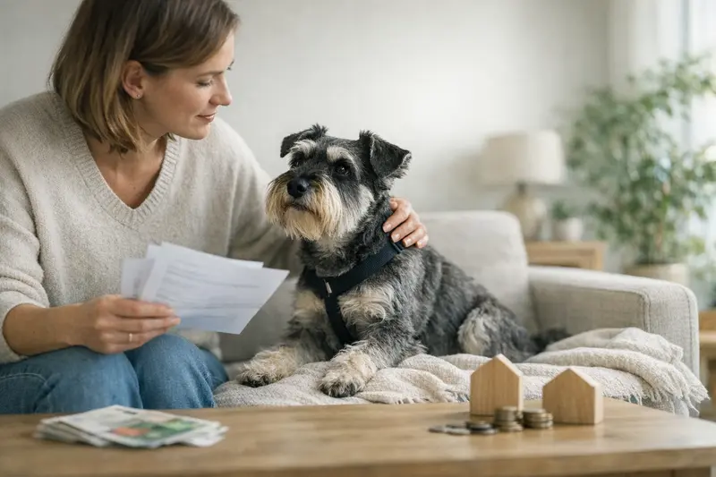 Hundeversicherung Kosten Selbstbeteiligung Erstattungssatz Hundehalter prüft Kostenunterschiede zwischen Selbstbeteiligung und Erstattungssatz bei einer Hundeversicherung.
