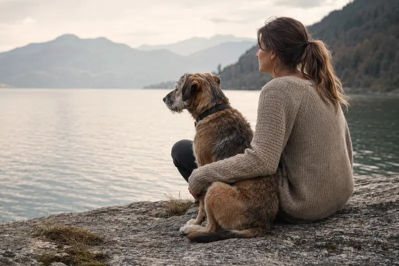 Hund an der Leine im Alltag – Symbolbild für Verantwortung und Hundehaftpflicht