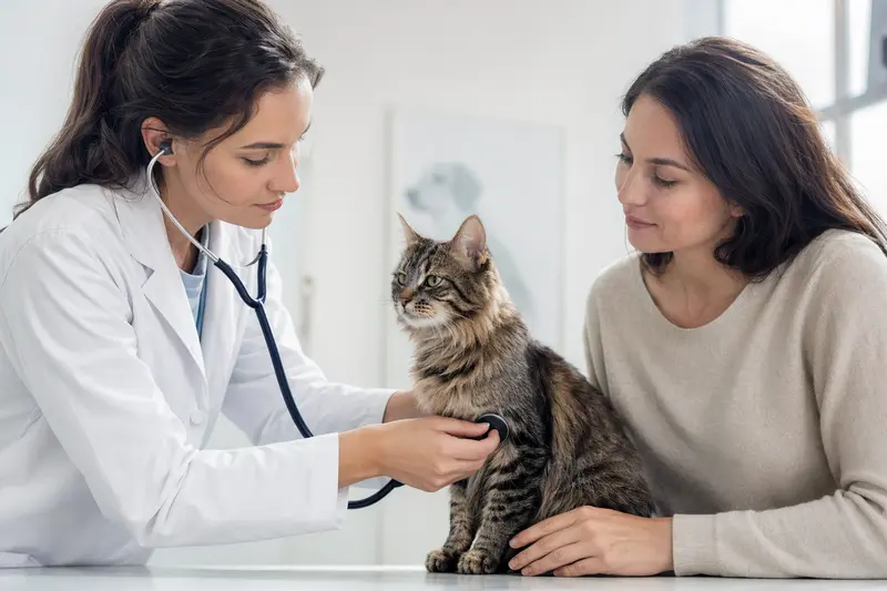 Katze beim Tierarzt – Orientierung zur Tierkrankenversicherung