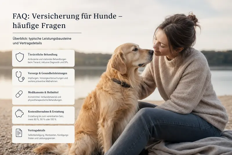 Hund beim Tierarzt – Symbolbild für Gesundheitskosten und Absicherung