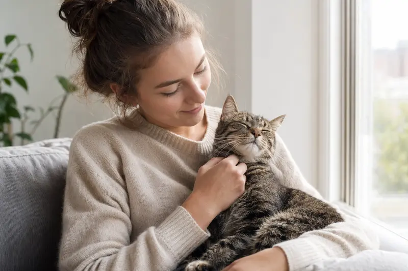 Katze beim Tierarzt zur Vorsorgeuntersuchung