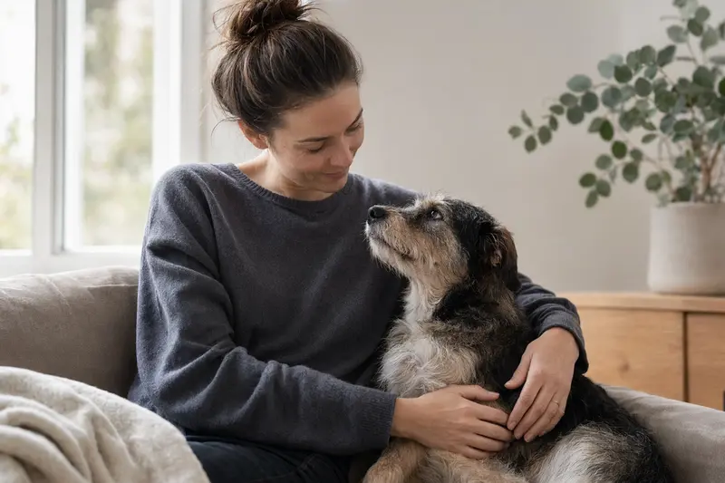 Hund beim Tierarzt-Check als Symbol für Gesundheit und Vorsorge