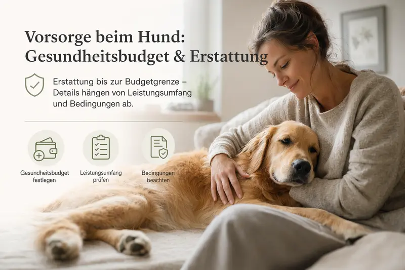 Hund beim Tierarzt – Vorsorgeuntersuchung und Gesundheitsbudget