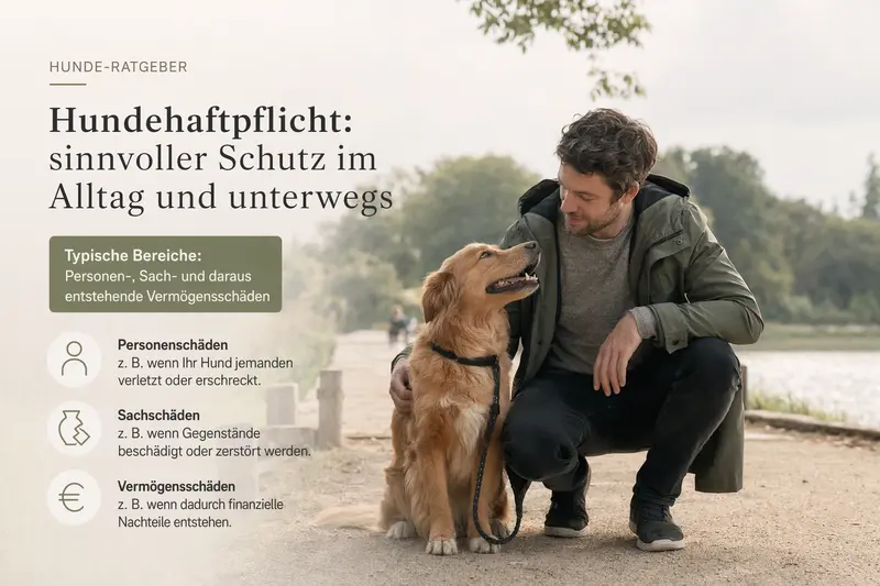 Hundehaftpflicht: sinnvoller Schutz im Alltag und unterwegs