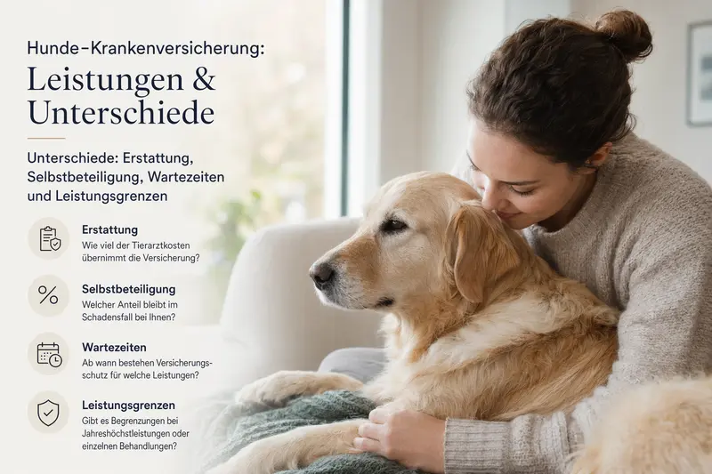 Hund beim Tierarzt in einer Untersuchungssituation