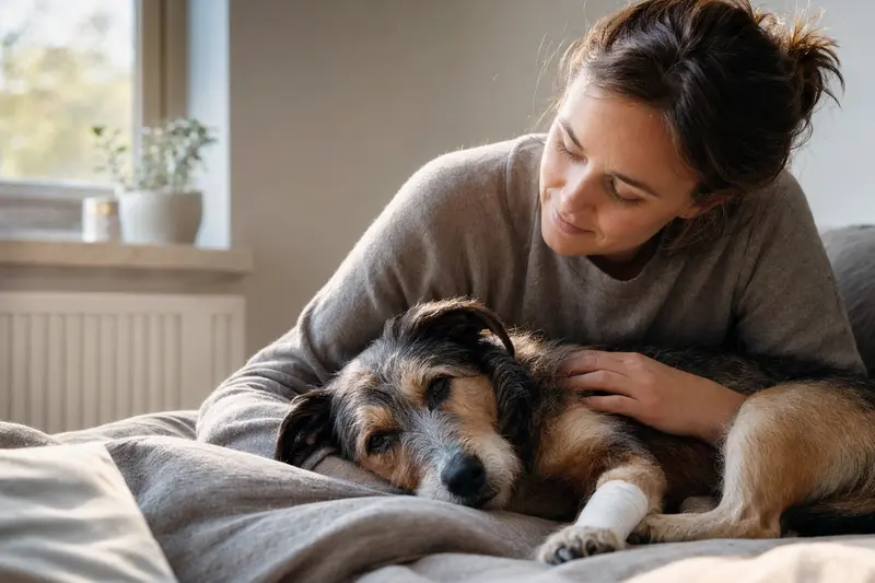 Hund beim Tierarzt – Symbolbild für OP-Kostenschutz durch eine Hunde-OP-Versicherung