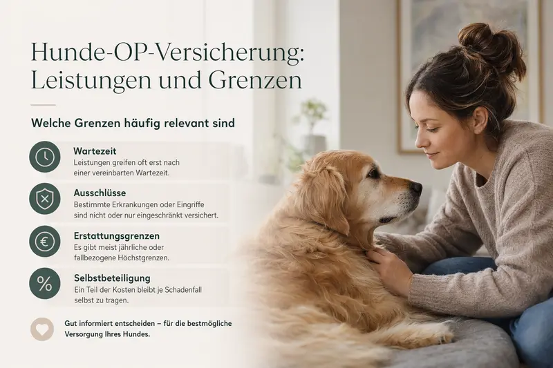 Hund in tierärztlicher Umgebung – Symbolbild für OP-Kostenschutz