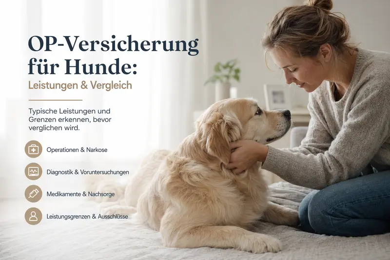Hund beim Tierarzt in einer Untersuchungssituation