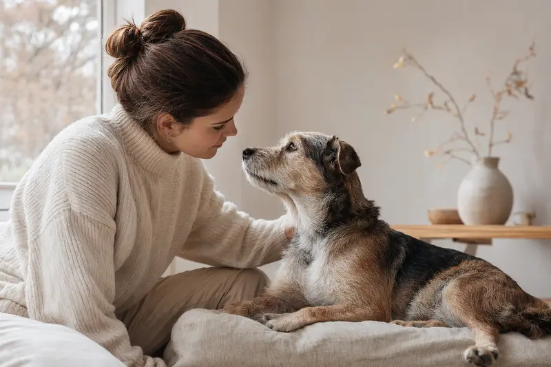 Hund beim Tierarzt – Symbolbild für planbare Tierarztkosten durch Hundekrankenversicherung