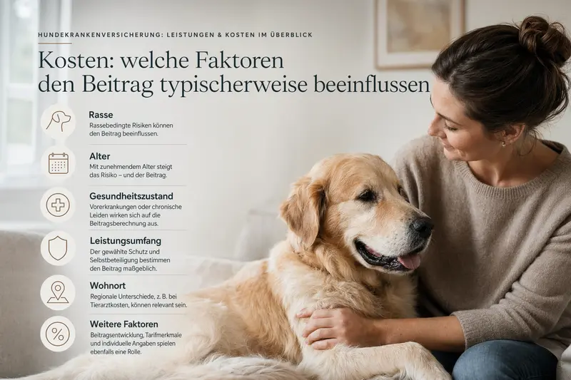 Hund beim Tierarzt – Symbolbild für Gesundheitskosten und Absicherung